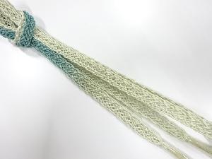 未使用品　正絹　夏手組帯締め